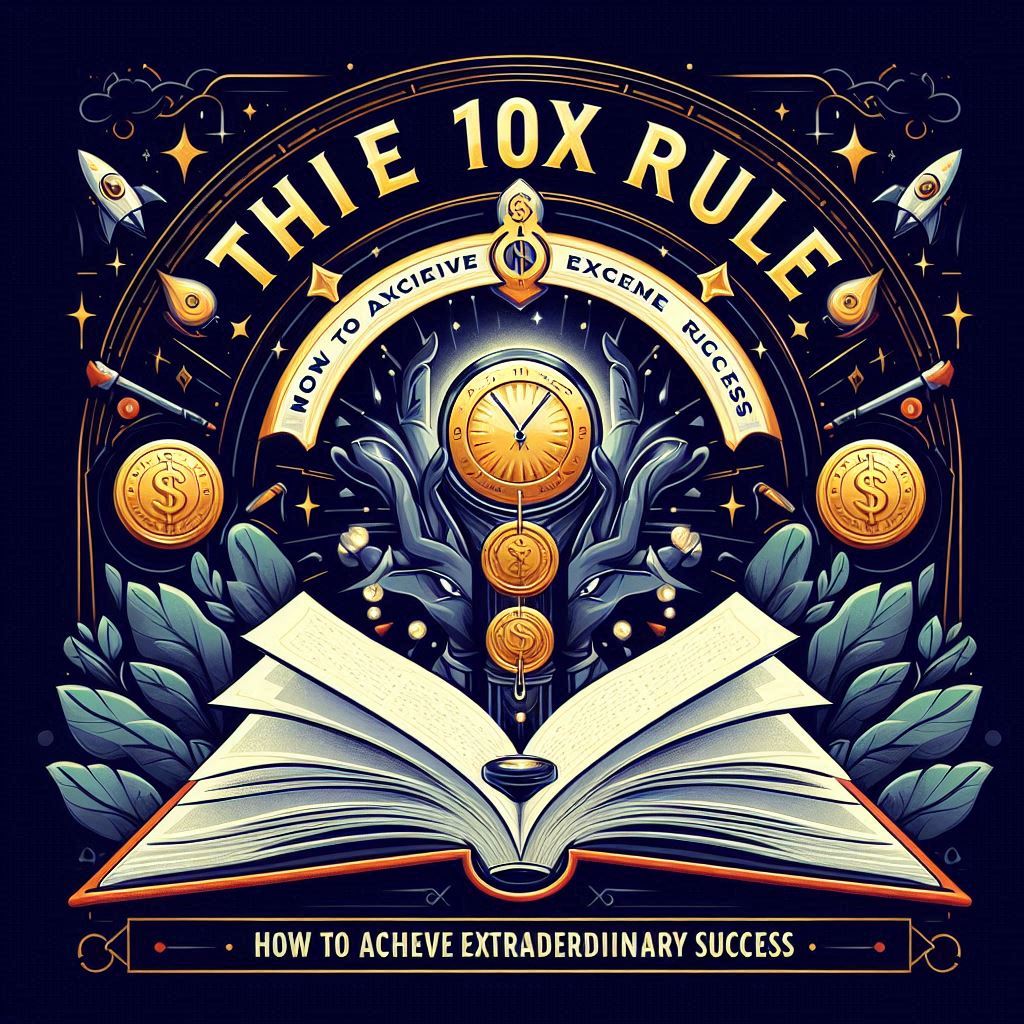 كتاب The 10X Rule كيف تحقق نجاحاً استثنائياً